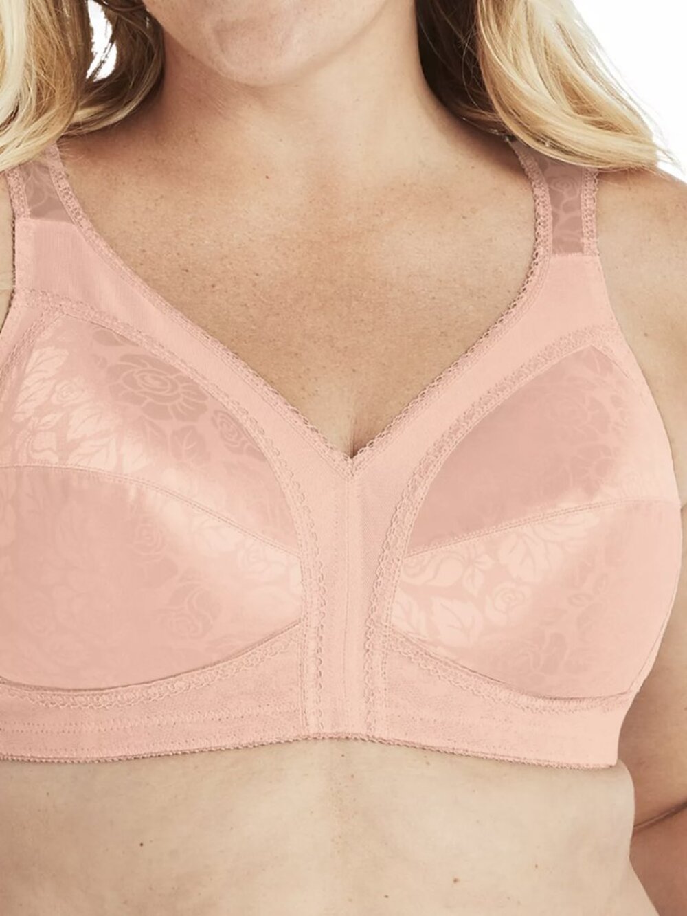 Playtex 18 Hour Ultimate Shoulder Comfort Wireless Bra Pretty Blush 42C NWT